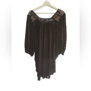 Free People Boho Tunic Long sleeve sweater Size Medium